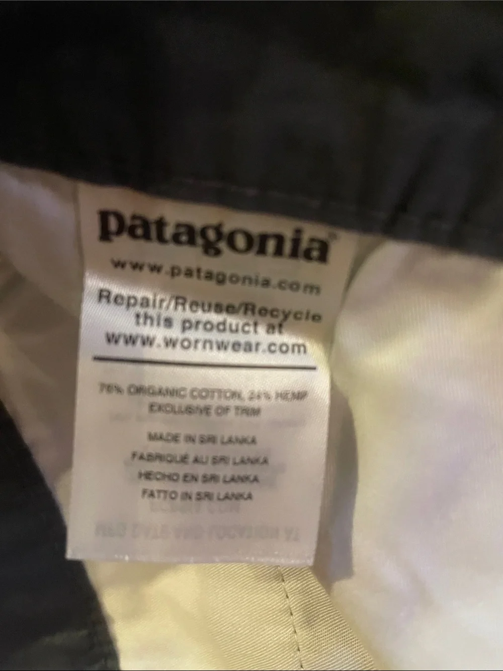 Patagonia Men's Olive Shorts with Subtle Logo - Picture 5 of 6